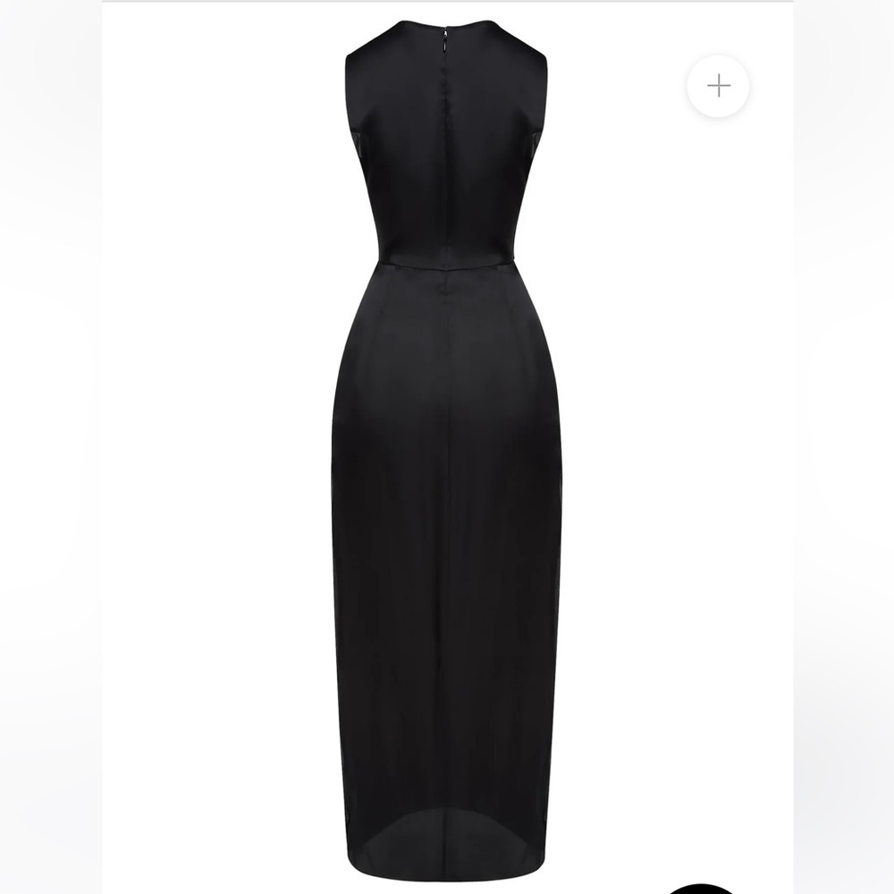 nds The Label SILK ORGANZA COLUMN DRESS WITH JEWEL EMBELLISHMENTS, Size S - Picture 3 of 6